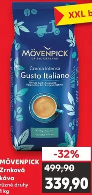 Crema Intensa Gusto Italiano Zrnková káva