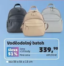 Voděodolný batoh