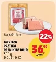 Játrová paštika Řezníkův talíř
