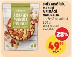 SMĚS ARAŠÍDŮ, MANDLÍ A PISTÁCIÍ