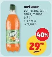 JUPÍ SIRUP pomeranč, lesní směs, malina