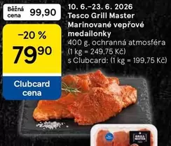 Marinované vepřové medailonky