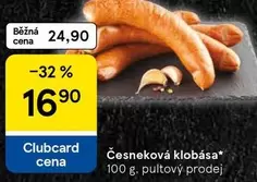 Česneková klobása