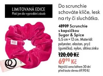 48909 Scrunchie s kapsičkou