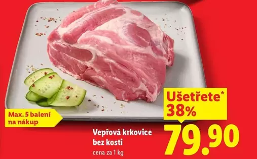 Vepřová krkovice bez kosti