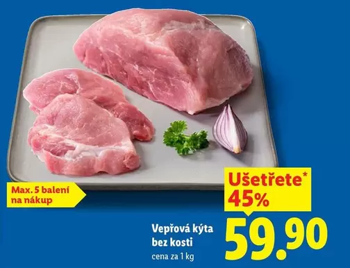 Vepřová kýta bez kosti
