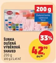 ŠUNKA DUŠENÁ VÝBĚROVÁ SHAVED
