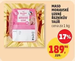MASO MORAVSKÉ UZENÉ ŘEZNÍKŮV TALÍŘ