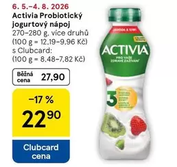 Activia Probiotický jogurtový nápoj