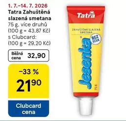 Tatra Zahuštěná slazená smetana
