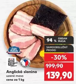 Anglická slanina uzen exté maso