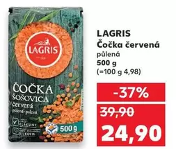 Čočka červená půlená