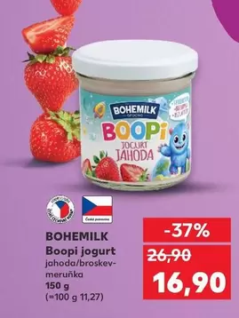 Boopi jogurt jahoda/broskev-meruňka