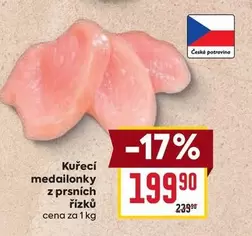 Kuřecí medailonky z prsních řízků