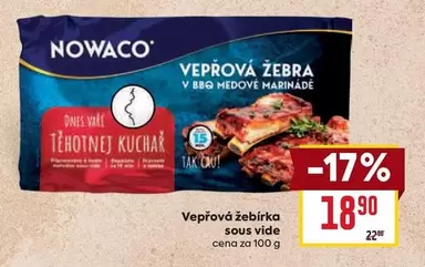 Vepřová žebra v BBQ medové marinádě