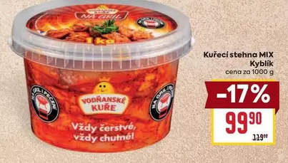 Kuřecí stehna MIX Kyblík
