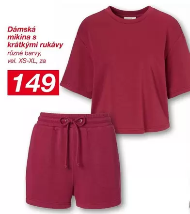 Dámská mikina s krátkými rukávy