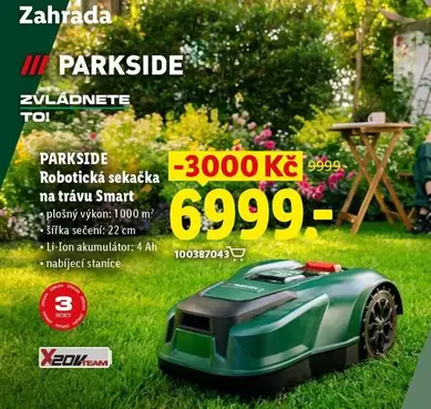 Robotická sekačka na trávu Smart