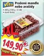 Super - Pražené mandle nebo arašídy