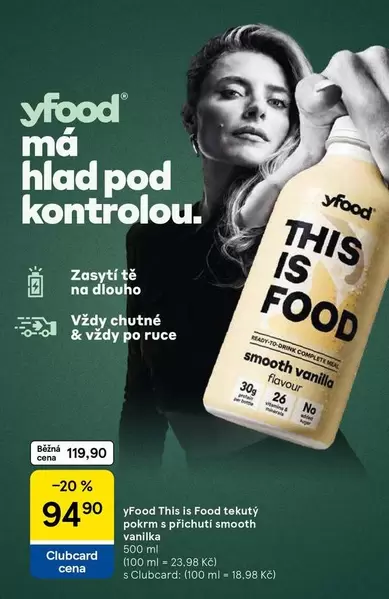 This is Food smooth vanilla
