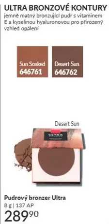 Pudrový bronzer Ultra (Desert Sun 646762, Sun Soaked 646761)