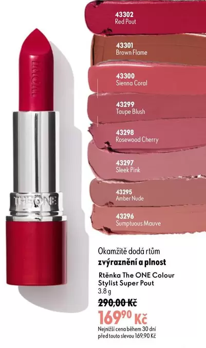Wow - Rtěnka The ONE Colour Stylist Super Pout 3.5g