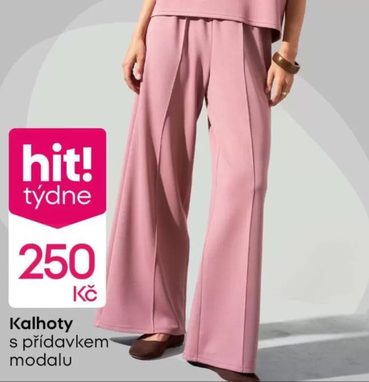 Kalhoty s přídavkem modalu