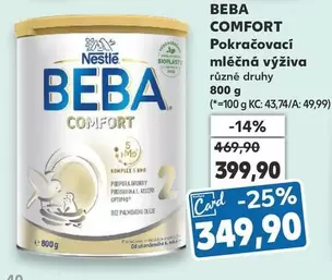 BEBA COMFORT Pokračovací mléčná výživa