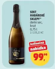 SEKT HABÁNSKÉ SKLEPY demi sec, brut