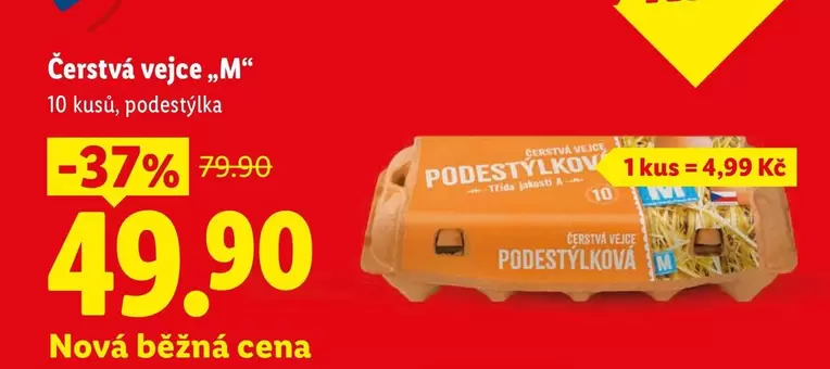 Čerstvá vejce „M“