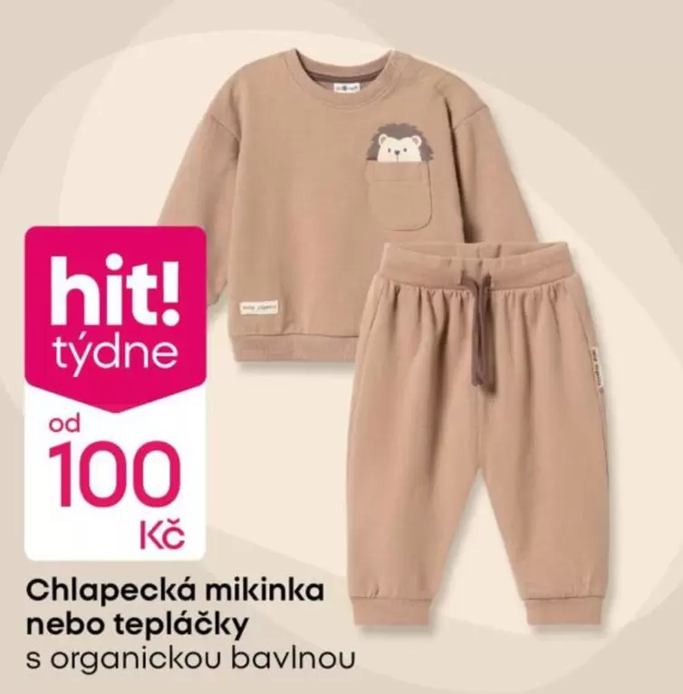 Chlapecká mikinka nebo tepláčky