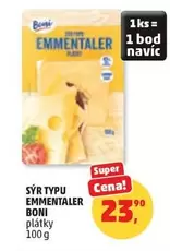 Super - SÝR TYPU EMMNTALER plátky
