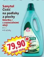 Super - Čistič na podlahy a plochy limetka