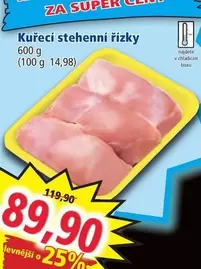 Kuřecí stehenní řízky