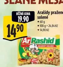 Arašídy pražené solené