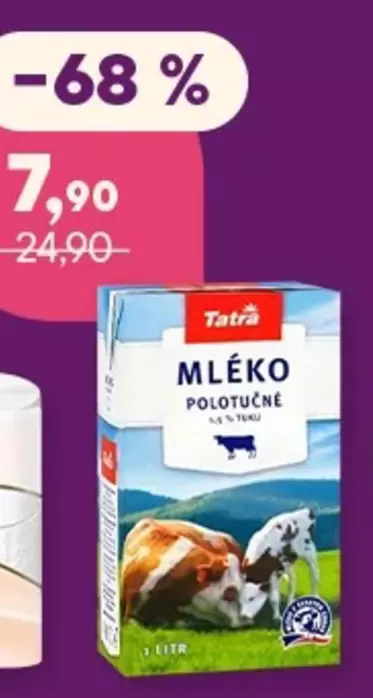 MLÉKO POLOTUČNÉ