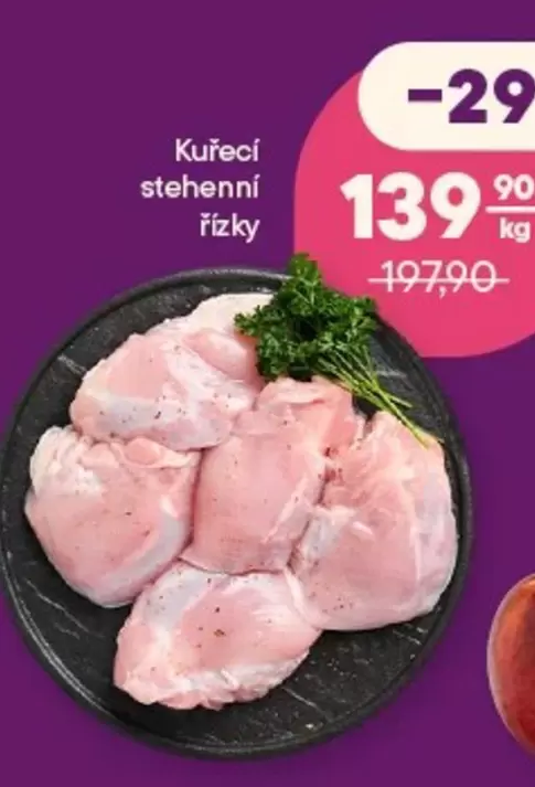 Kuřecí stehenní řízky