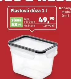 Plastová dóza