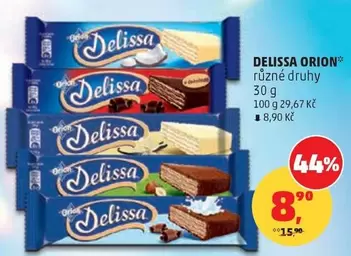 DELISSA ORION
různé druhy