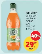 SIRUP pomeranč, lesní směs, malina