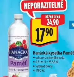 Hanácká kyselka Paměť