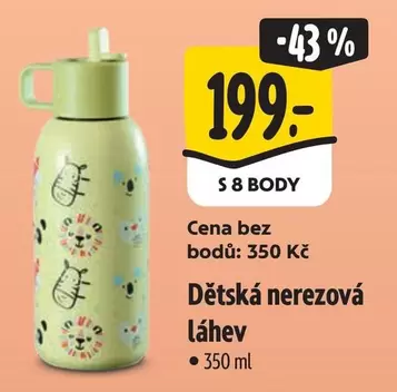 Dětská nerezová láhev