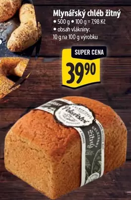 Super - Mlynářský chléb žitný