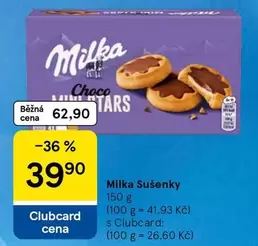 Milka Sušenky Choco Mini Stars