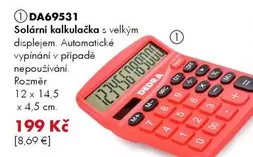 Solární kalkulačka s velkým displejem