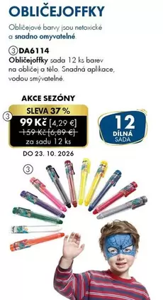 OBLIČEJOFFKY sada 12 ks barev