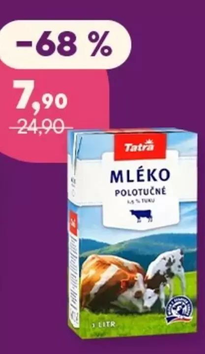 MLÉKO POLOTUČNÉ