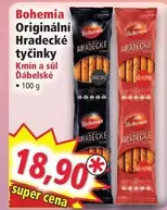 Bohemia - Originální Hradecké tyčinky Kmin a sul Dábelské