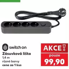 Switch - Zásuvková lišta