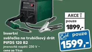 Invertni svářečka na trubičkový drát PIFDS 120 B2